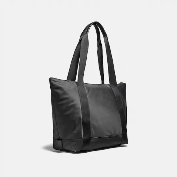 Coach Cargo Tote With Vintage Rose Print Interior - Picture 4 of 6